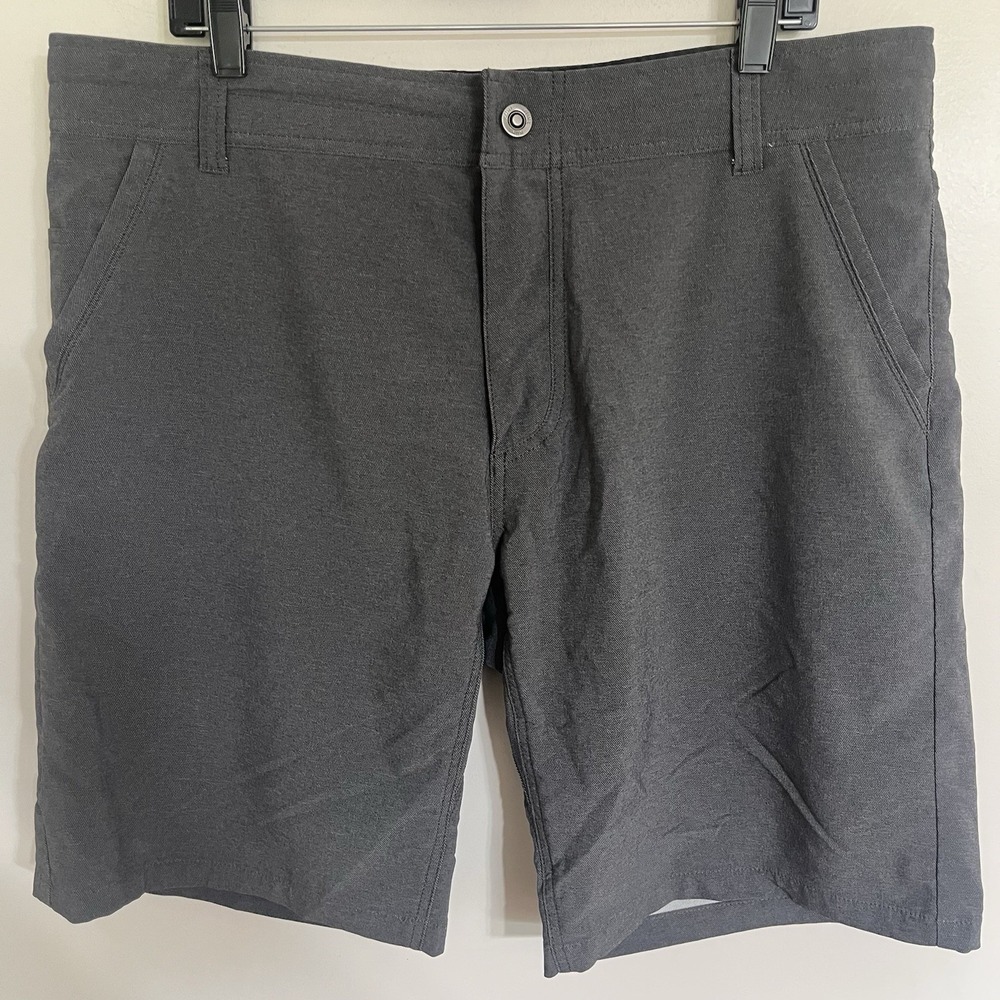 Kuhl Mens Gray Shift Amphibia Short‎ 11" Size 38 Stretch Hiking Outdoors Pocket